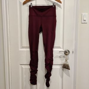 Lululemon Ruched Leggings, Size 4